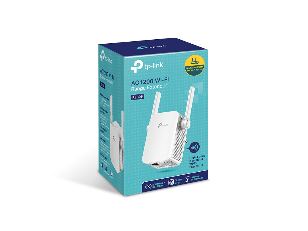 TP-Link RE305 AC1200 Mesh Wi-Fi Range Extender in Qatar TP-Link RE305 AC1200 Mesh Wi-Fi Range Extender in Qatar